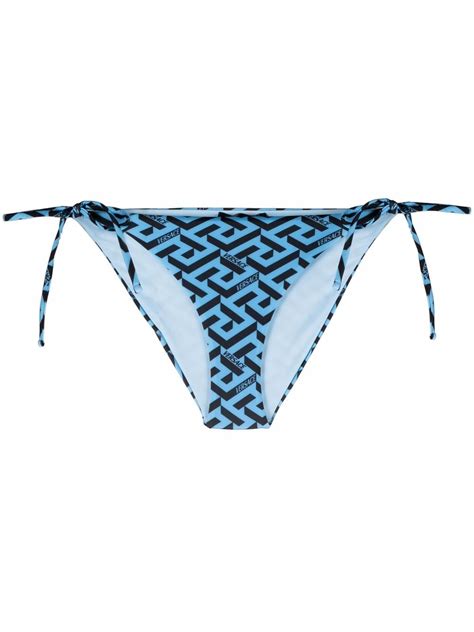 blue versace swimsuit|farfetch versace bikini.